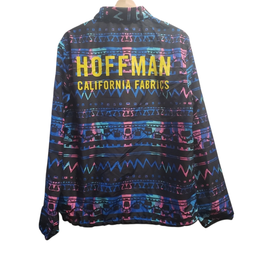 Herschel Voyage Coach Jacket Hoffman ZigZag Rain Wind Unisex Packable Size M - Picture 2 of 15